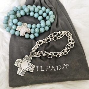 Silpada Sterling Silver Necklace And Matching Bracelet